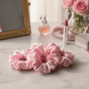 Premium Pink Scrunchies - Set of 5