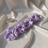 Premium Purple Scrunchies - Set of 5