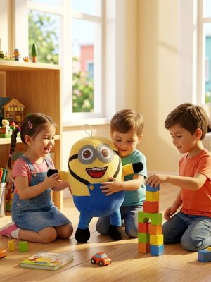 Minion soft toy 13.5 inch yellow plush toy