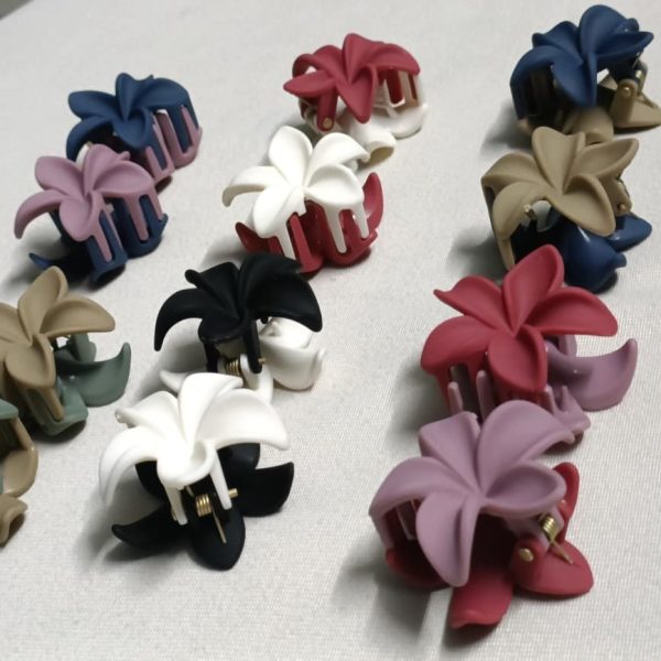CTR006-1 Floral Matte Hair Claws