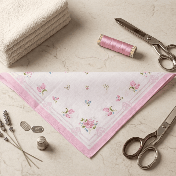 Floral Cotton Handkerchief Set of 12