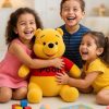 cute yellow teddy soft toy for kids