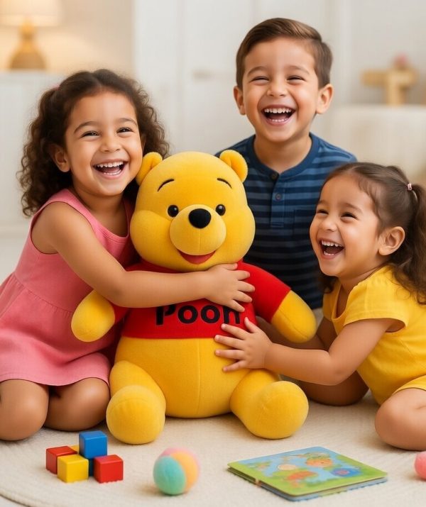 cute yellow teddy soft toy for kids