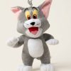 grey cartoon cat soft toy 10.5 inch plush