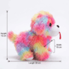 Ultra-Soft Rainbow Puppy Plush Toy | Cuddly Multicolor Dog Soft Toy