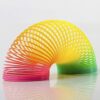 Rainbow Magic Spring Slinky Toy for Kids – Expandable Bouncy Coil Fidget Toy
