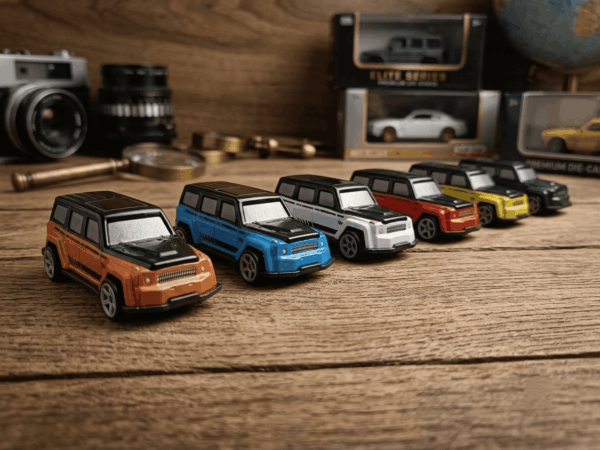Premium Collector’s Edition Die-Cast SUV Toy Car Set (Pack of 6 - Multicolor)