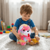 Ultra-Soft Rainbow Puppy Plush Toy | Cuddly Multicolor Dog Soft Toy