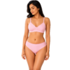 Inny Vinny pink women's bra and panty set
