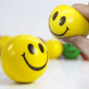 Yellow Emoji Smiley Face Soft Squeeze Stress Relief Toy Ball